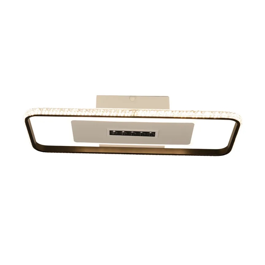 LED Dimbar taklampa LED/75W/230V 3000-6500K vit/svart + fjärrkontroll