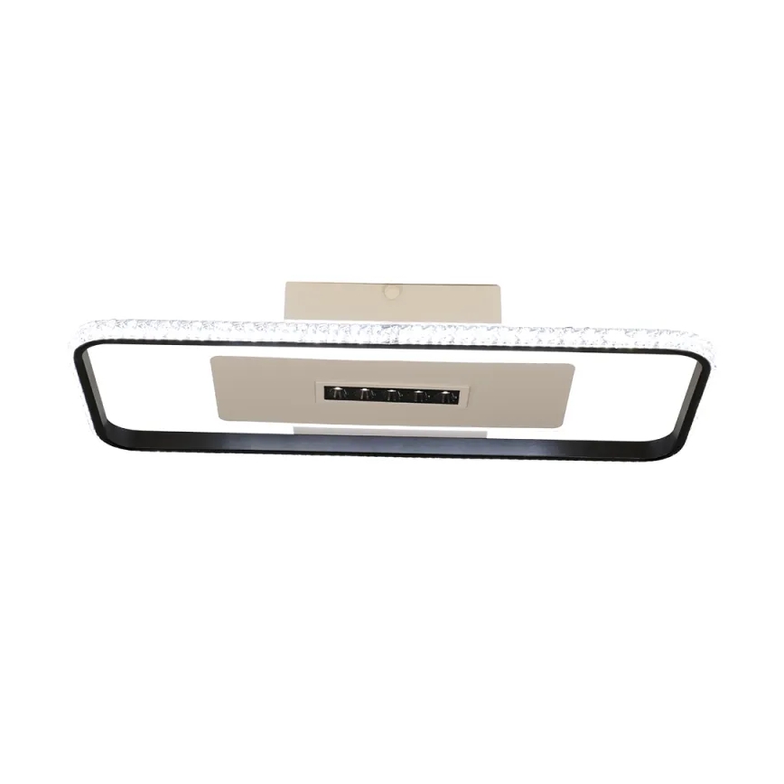 LED Dimbar taklampa LED/75W/230V 3000-6500K vit/svart + fjärrkontroll