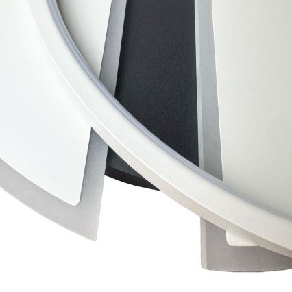 LED Dimbar taklampa LED/80W/230V 3000-6500K vit/svart + fjärrkontroll