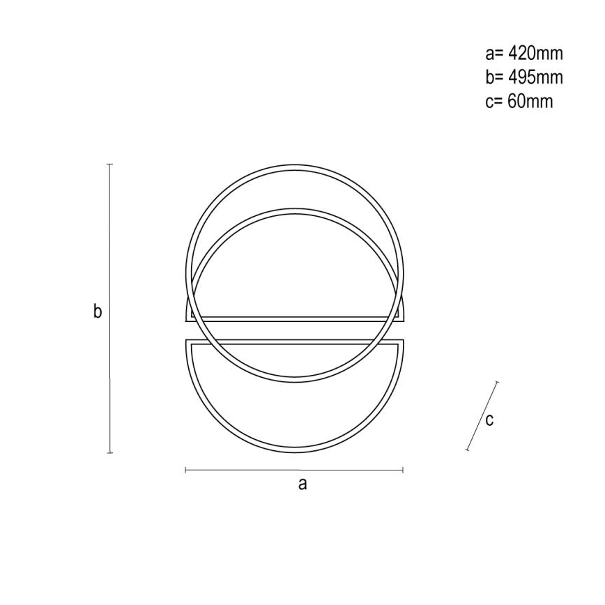 LED Dimbar taklampa LED/80W/230V 3000-6500K vit/svart + fjärrkontroll