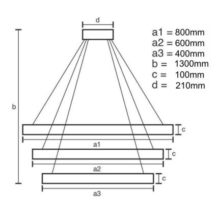 LED Dimbart kristallkrona på kabel LED/115W/230V 3000-6500K blank krom + fjärrkontroll