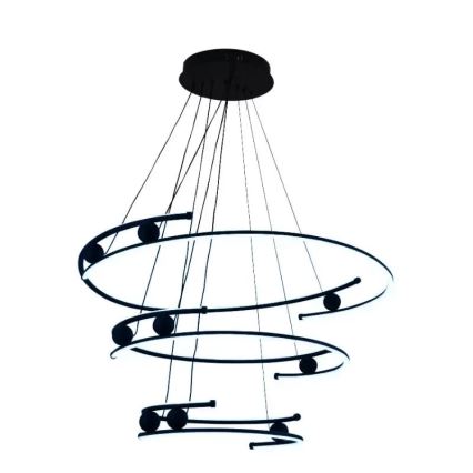 LED dimbar taklampa LED/170W/230V 3000-6500K Ø 80 cm + fjärrkontroll