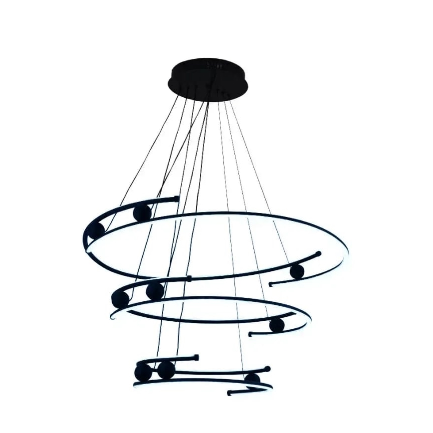 LED dimbar taklampa LED/170W/230V 3000-6500K Ø 80 cm + fjärrkontroll