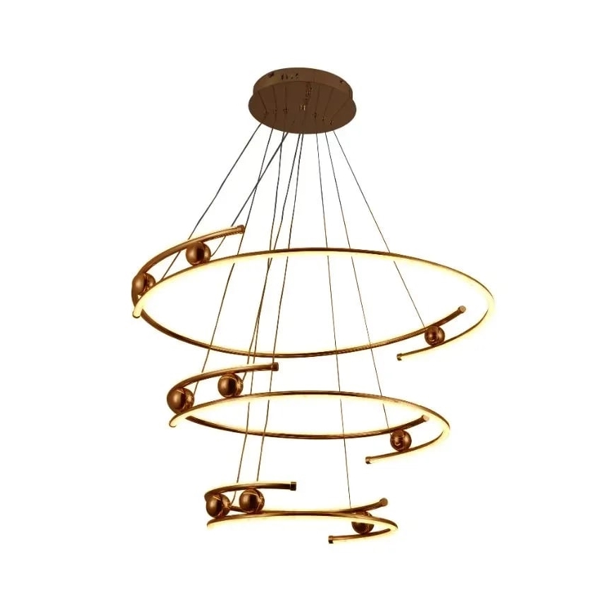 LED dimbar taklampa LED/170W/230V 3000-6500K Ø 80 cm + fjärrkontroll