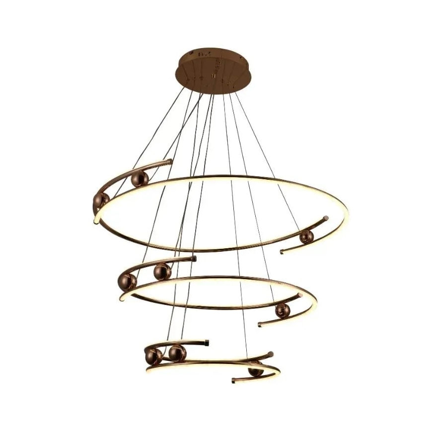 LED dimbar taklampa LED/170W/230V 3000-6500K Ø 80 cm + fjärrkontroll