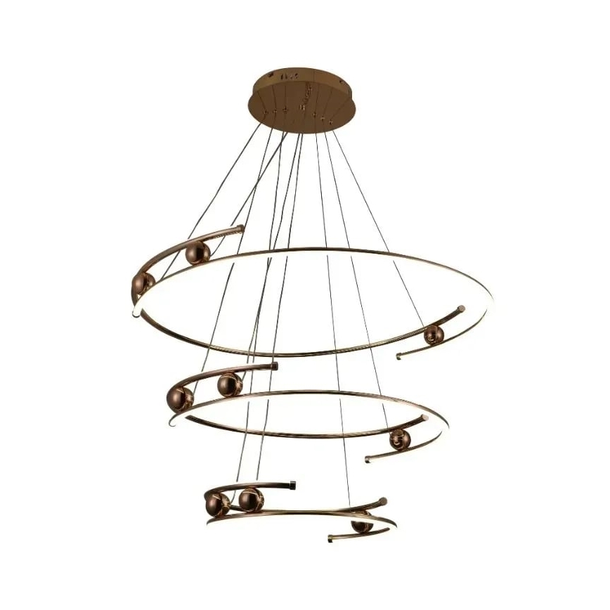 LED dimbar taklampa LED/170W/230V 3000-6500K Ø 80 cm + fjärrkontroll