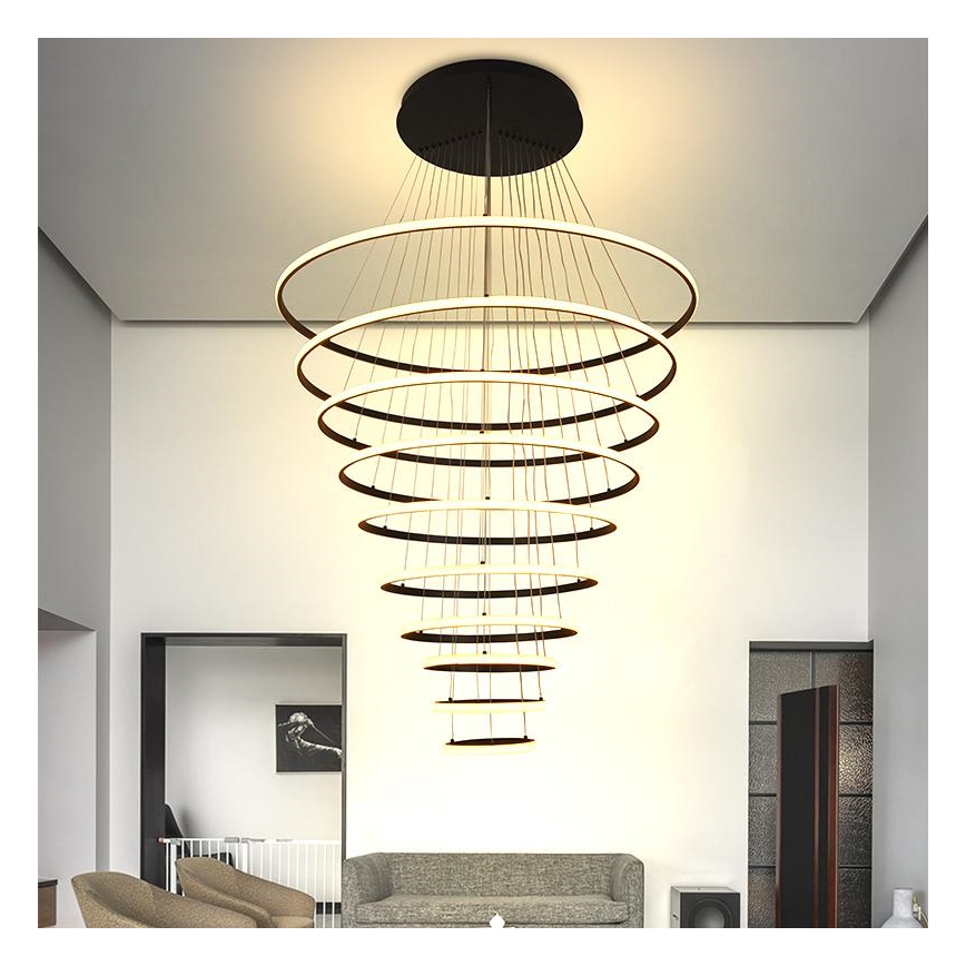 LED dimbar taklampa LED/365W/230V 3000-6500K Ø 100 cm + fjärrkontroll
