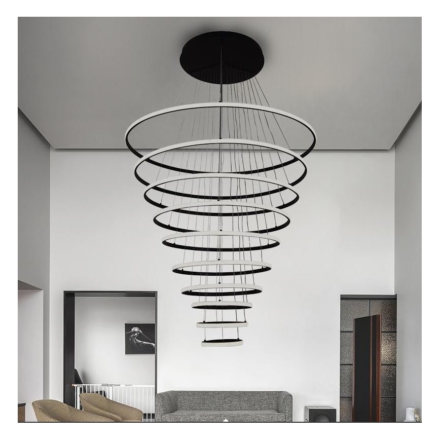 LED dimbar taklampa LED/365W/230V 3000-6500K Ø 100 cm + fjärrkontroll