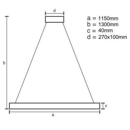 LED Dimbar taklampa LED/65W/230V 3000-6500K + fjärrkontroll