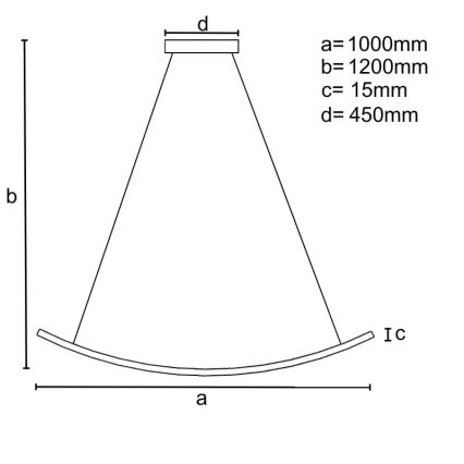 LED dimbar taklampa LED/70W/230V 3000-6500K + fjärrkontroll