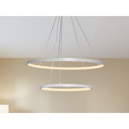 LED Dimbar taklampa LED/75W/230V 3000-6500K Ø 60 cm + fjärrkontroll