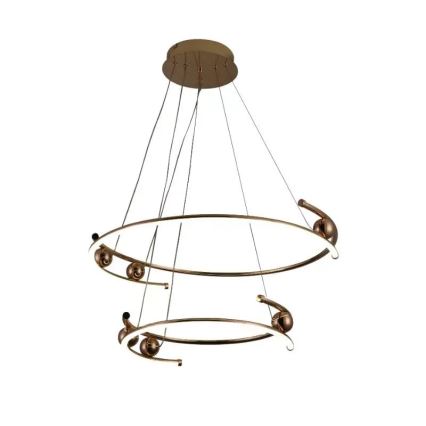 LED dimbar taklampa LED/80W/230V 3000-6500K Ø 60 cm + fjärrkontroll