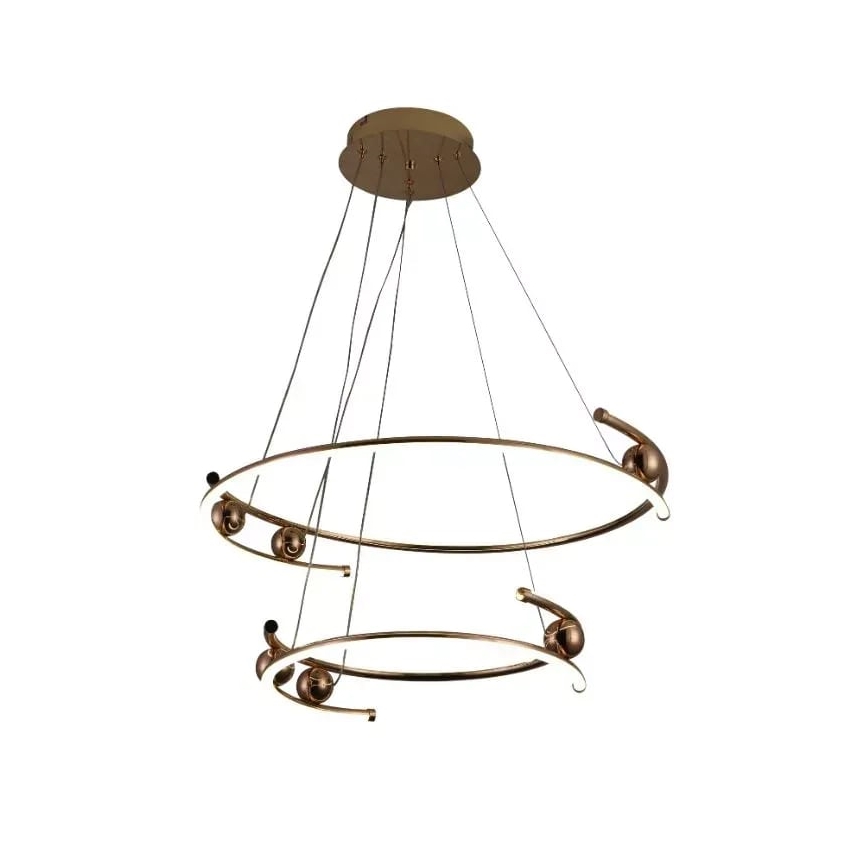 LED dimbar taklampa LED/80W/230V 3000-6500K Ø 60 cm + fjärrkontroll