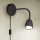 LED Dimbar liten vägglampa LED/4W/230V svart