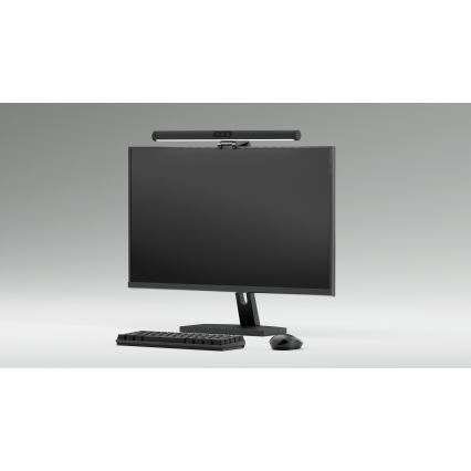 LED Dimbar monitorbelysning LEVANO LED/5W/5V 3000-6000K svart