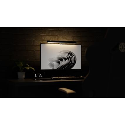 LED Dimbar monitorbelysning LEVANO LED/5W/5V 3000-6000K svart