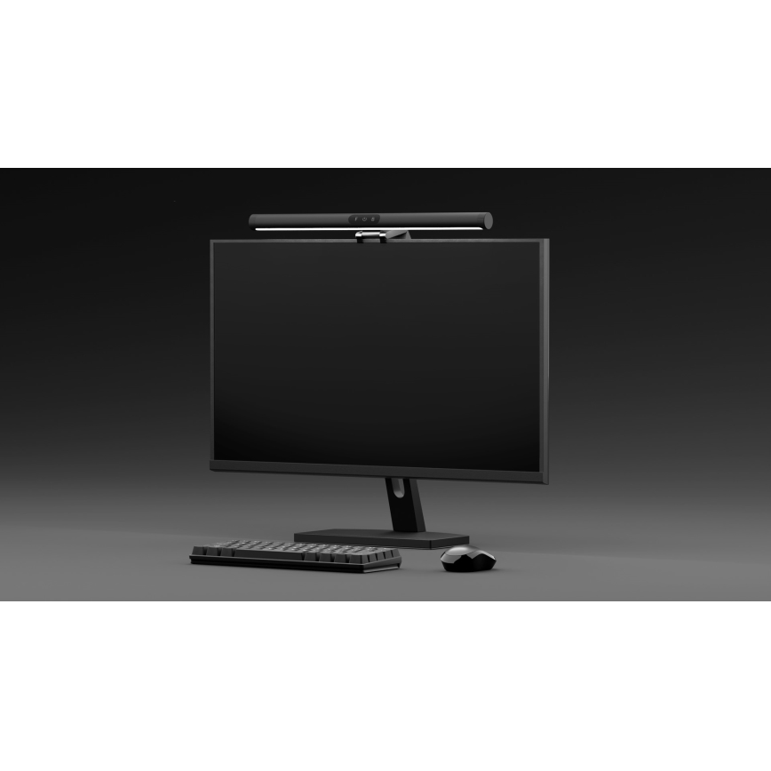 LED Dimbar monitorbelysning LEVANO LED/5W/5V 3000-6000K svart