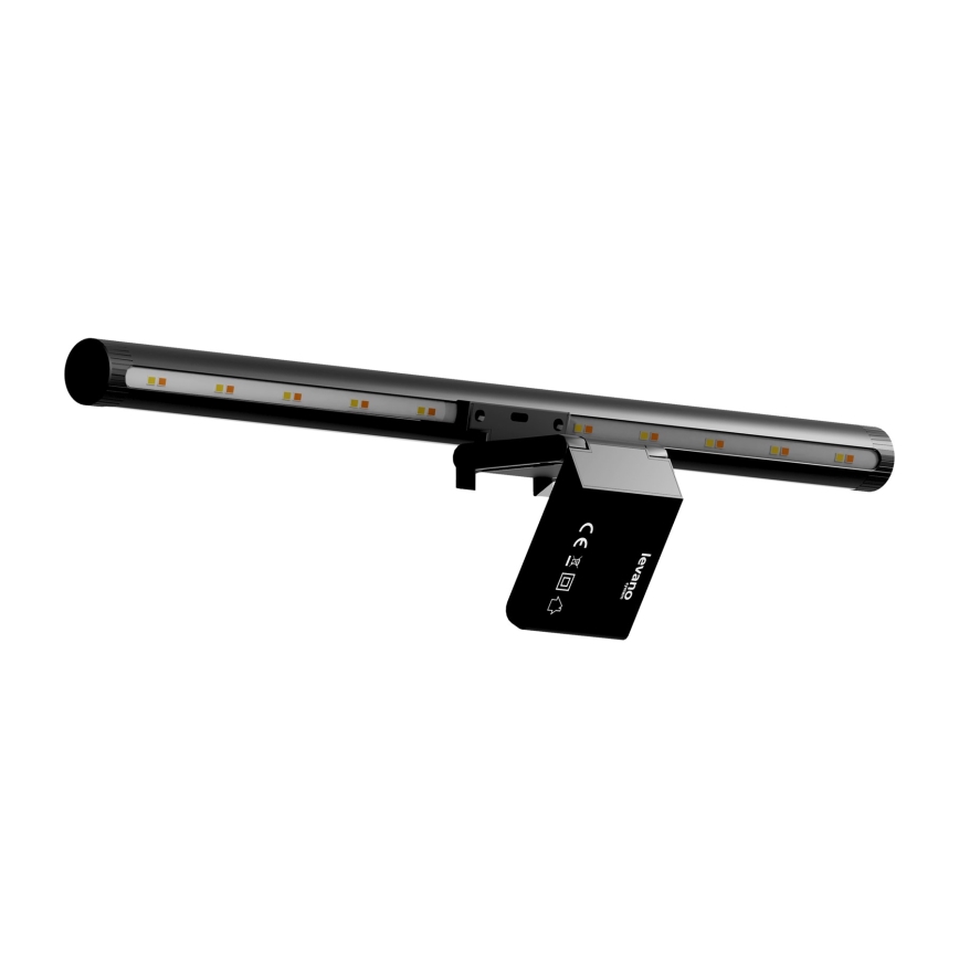 LED Dimbar monitorbelysning LEVANO LED/5W/5V 3000-6000K svart