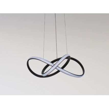 Dimmbar LED-pendellampa på vajer LED/65W/230V 3000-6500K Ø49 cm + fjärrkontroll