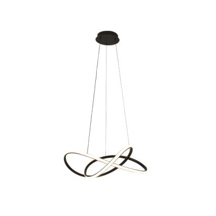 Dimbar LED-pendel på vajer LED/85W/230V 3000–6500K Ø60 cm + fjärrkontroll