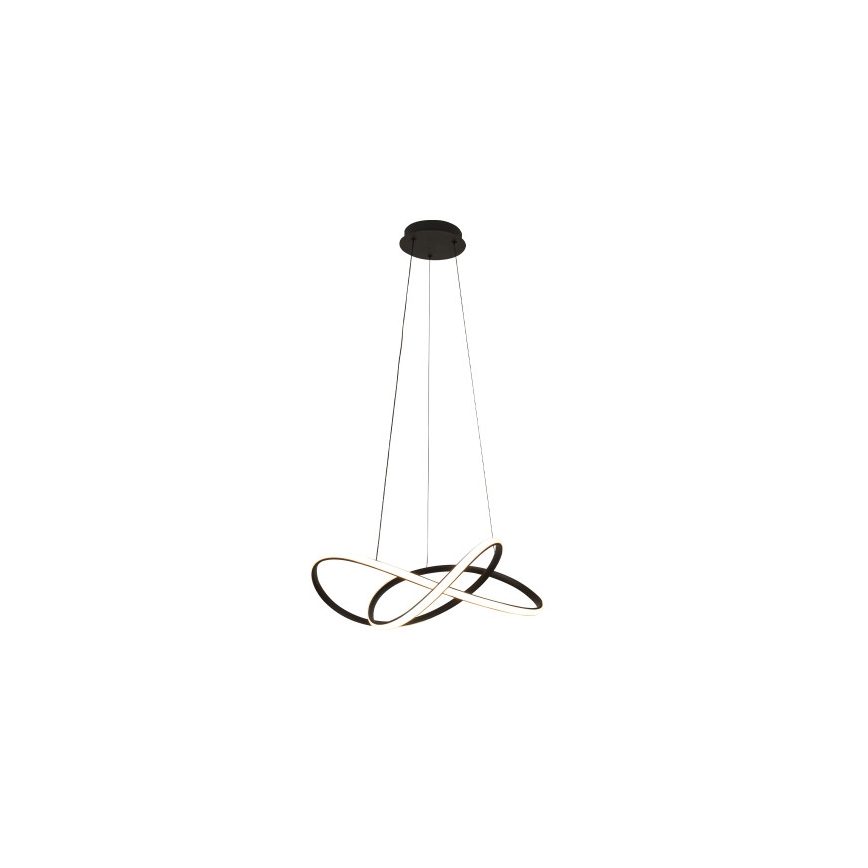 Dimbar LED-pendel på vajer LED/85W/230V 3000–6500K Ø60 cm + fjärrkontroll