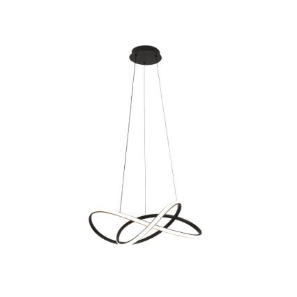 Dimbar LED-pendel på vajer LED/85W/230V 3000–6500K Ø60 cm + fjärrkontroll