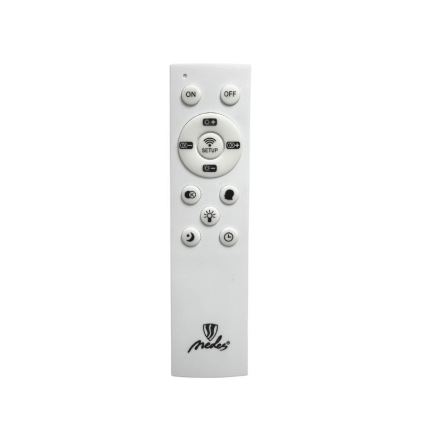 Dimbar LED-pendel på vajer LED/85W/230V 3000–6500K Ø60 cm + fjärrkontroll