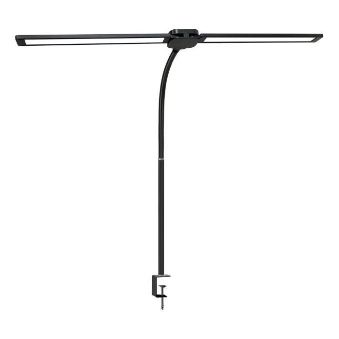 LED dimbar skrivbordslampa USB TENUIX DUO 2xLED/7W/5V 3000-6000K svart