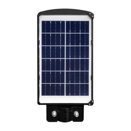 LED dimbar solcellsgatlykta med rörelse- och skymningssensor LED/6W/3,2V 6000K IP65 5000 mAh svart + fjärrkontroll
