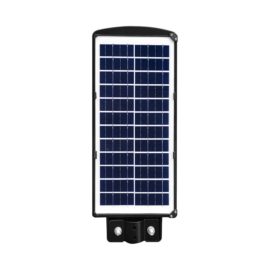 LED dimbar solcellsgatlykta med rörelse- och skymningssensor LED/8W/3,2V 6000K IP65 9000 mAh svart + fjärrkontroll