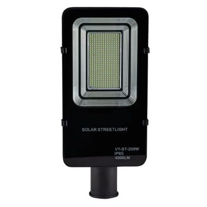 LED Dimbar solcellsgatulampa LED/50W/6,4V 6000K IP65 + Fjärrkontroll