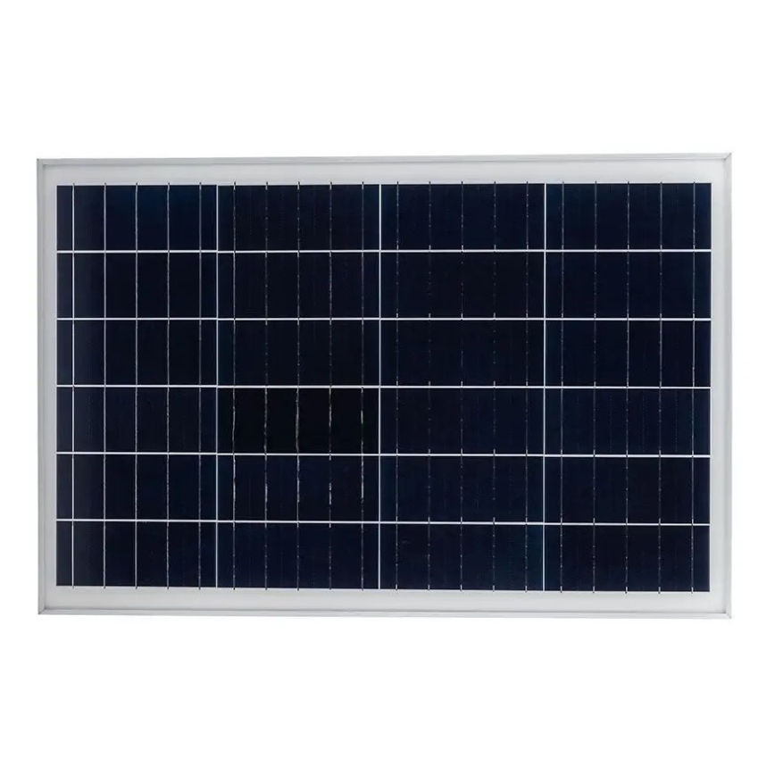 LED Dimbar solcellsgatulampa LED/50W/6,4V 6000K IP65 + Fjärrkontroll