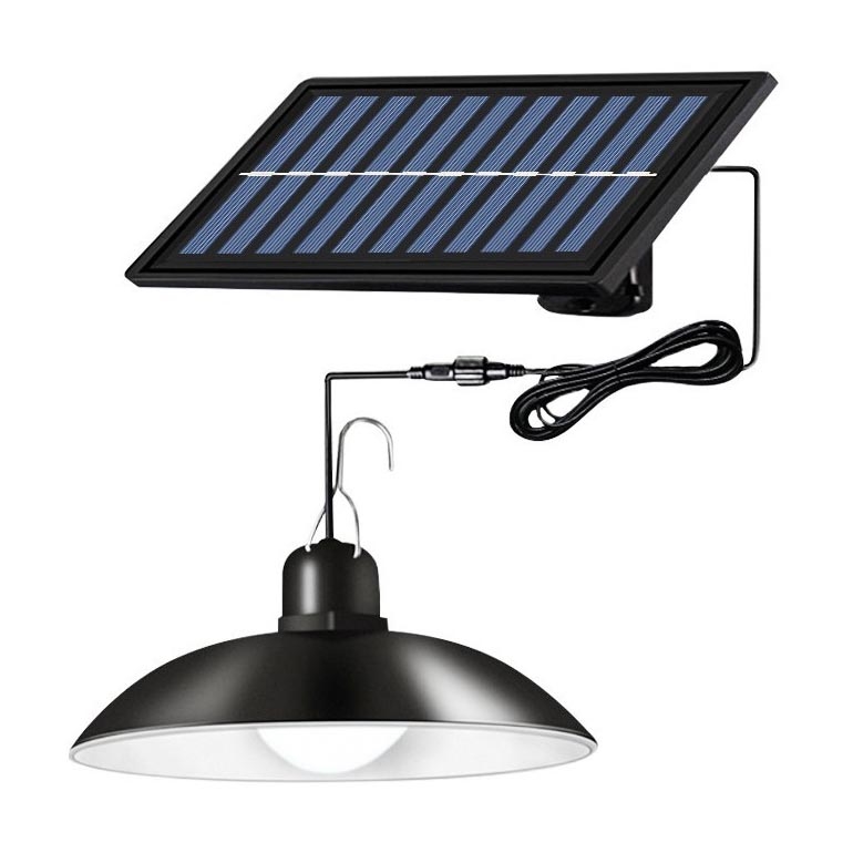 LED Dimbar  solcellsljuskrona på snöre LED/1,8W/3,7V IP44 6500K 1600 mAh + fjärrkontroll