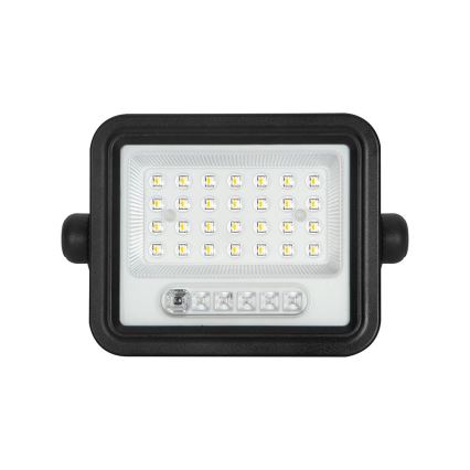 LED-dimbar solcellsstrålkastare LED/50W/3,2V 2000-8000K IP65 3800 mAh svart + fjärrkontroll