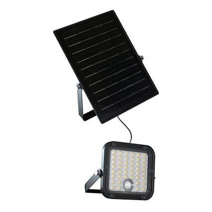 LED Dimbar solcellsstrålkastare med sensor LED/10W/3,7V 4000/6000K IP65 3600 mAh + fjärrkontroll