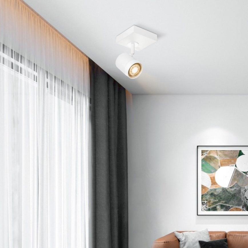 LED Dimbar spotlight MANU 1xGU10/5,8W/230V vit