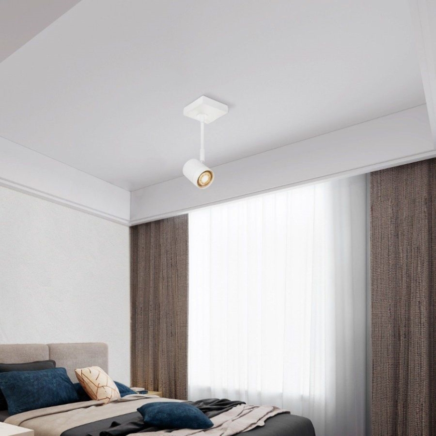 LED Dimbar spotlight MANU 1xGU10/5,8W/230V vit