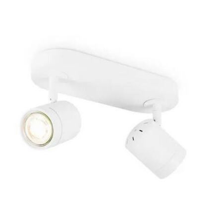 LED Dimbar spotlight MANU 2xGU10/5,8W/230V vit