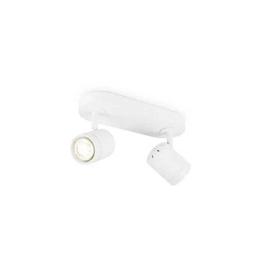 LED Dimbar spotlight MANU 2xGU10/5,8W/230V vit