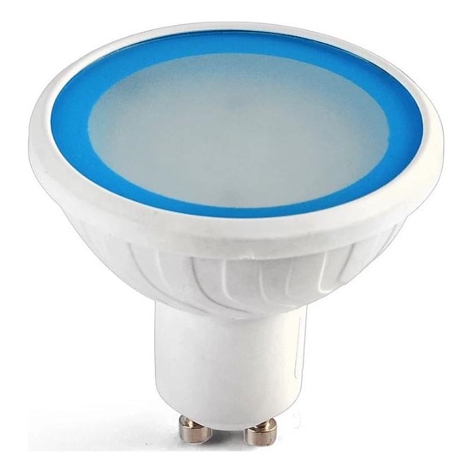 LED Dimbar strålkastare glödlampa EASY CONNECT GU10/4W/230V blå