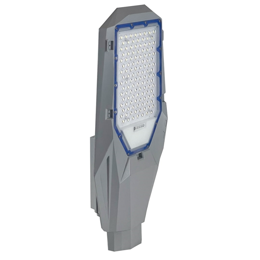 LED Dimbar strålkastare med skymningssensor och solcellpanel LED/200W/20000 mAh 6500K IP65 grå