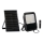 LED Dimbar strålkastare med solcellspanel och dusk sensor LED/15W/15000 mAh 3,2V IP65 + fjärrkontroll