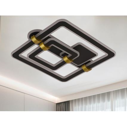 LED-dimbar takarmatur LED/140W/230V 3000-6500K + fjärrkontroll