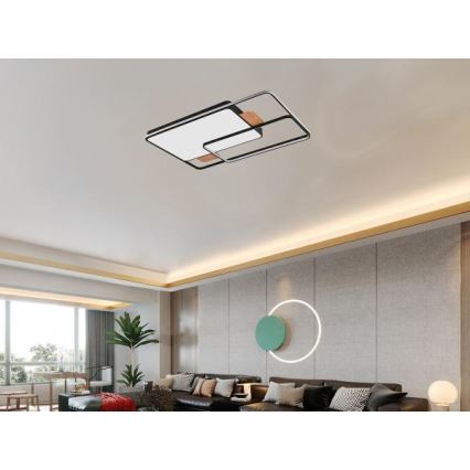LED Dimbar takarmatur LED/280W/230V 3000-6500K + fjärrkontroll