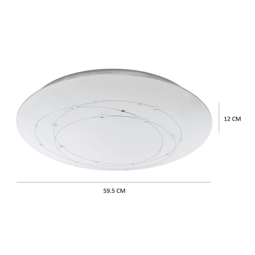 LED Dimbar Takbelysning ATRIA med Fjärrkontroll  LED/48W/230V