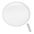 LED Dimbar Takbelysning CRUZ med en Fjärrkontroll  1xLED/66W/230V 3300lm