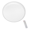 LED Dimbar Takbelysning CRUZ med Fjärrkontroll  1xLED/40W/230V 2000lm
