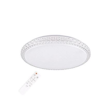 LED Dimbar Takbelysning CRUZ med Fjärrkontroll  1xLED/40W/230V 2000lm