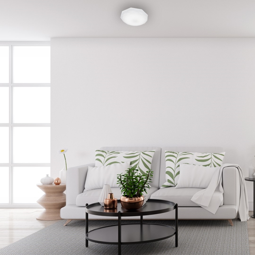 LED Dimbar Takbelysning HEX LED/12W/230V