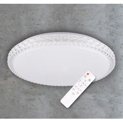 LED Dimbar Takbelysning IRINA LED/48W/230V med Fjärrkontroll